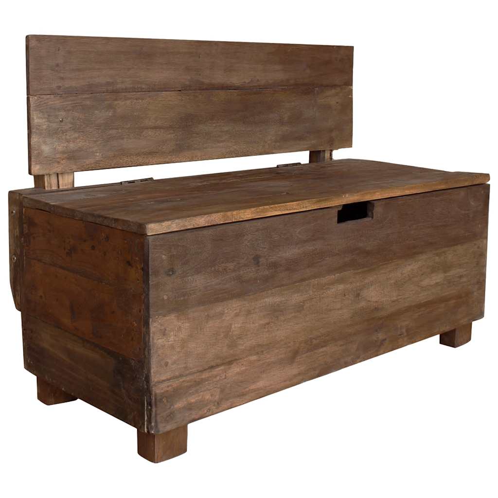 Bench Solid Mahogany Wood 86X40X60 Cm