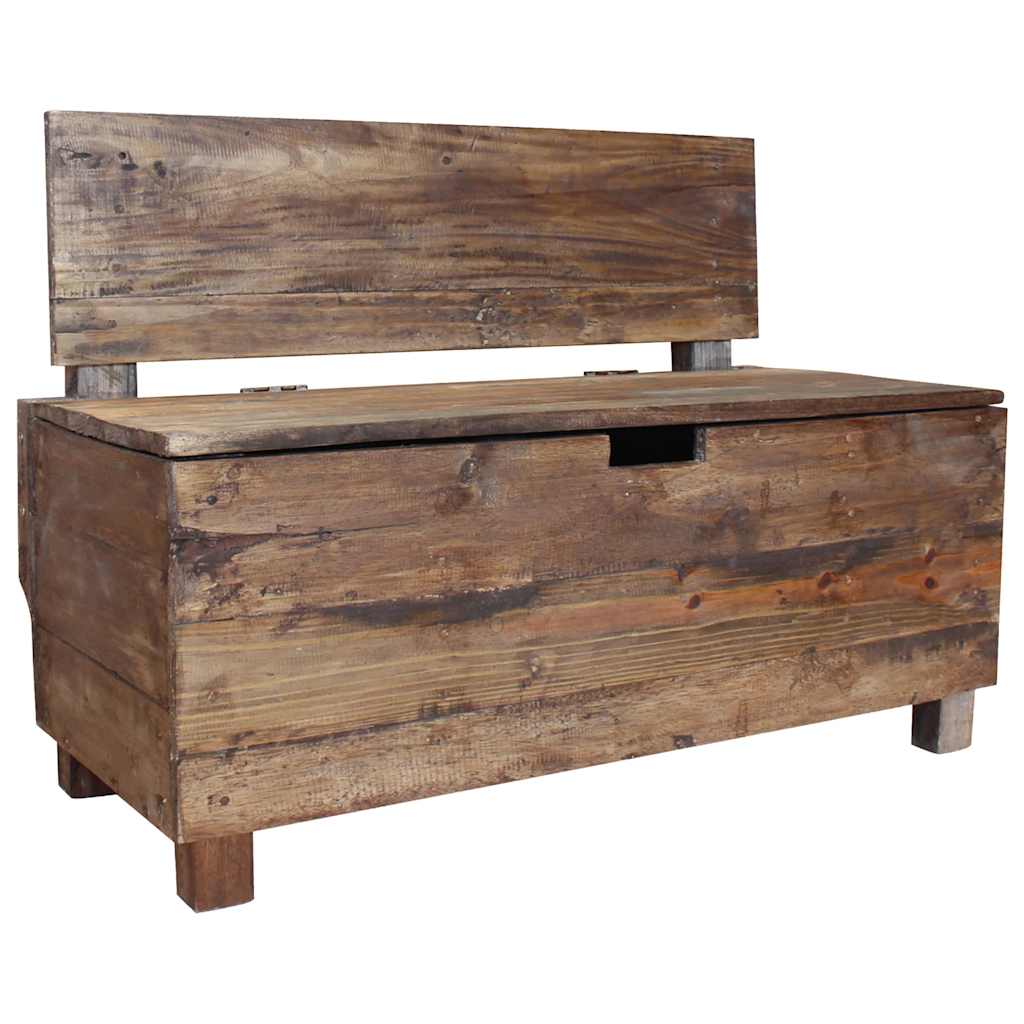 Bench Solid Mahogany Wood 86X40X60 Cm