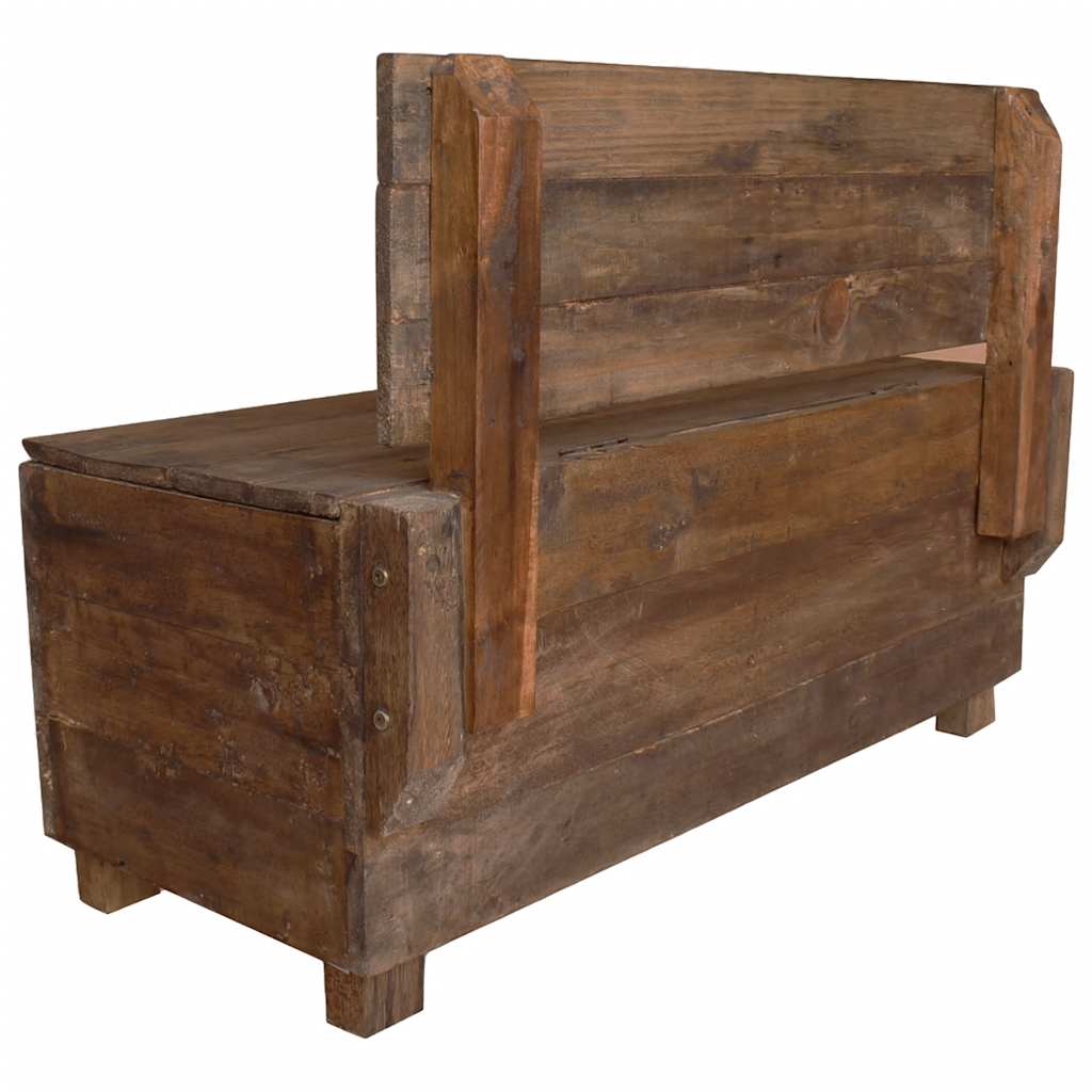 Bench Solid Mahogany Wood 86X40X60 Cm