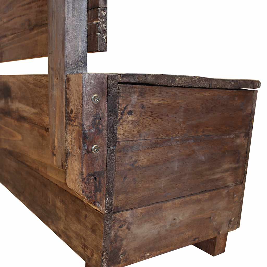 Bench Solid Mahogany Wood 86X40X60 Cm