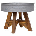 Coffee Table Solid Reclaimed Wood 60X45 Cm