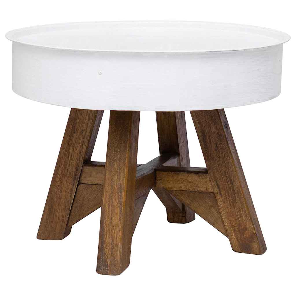 Coffee Table Solid Reclaimed Wood 60X45 Cm