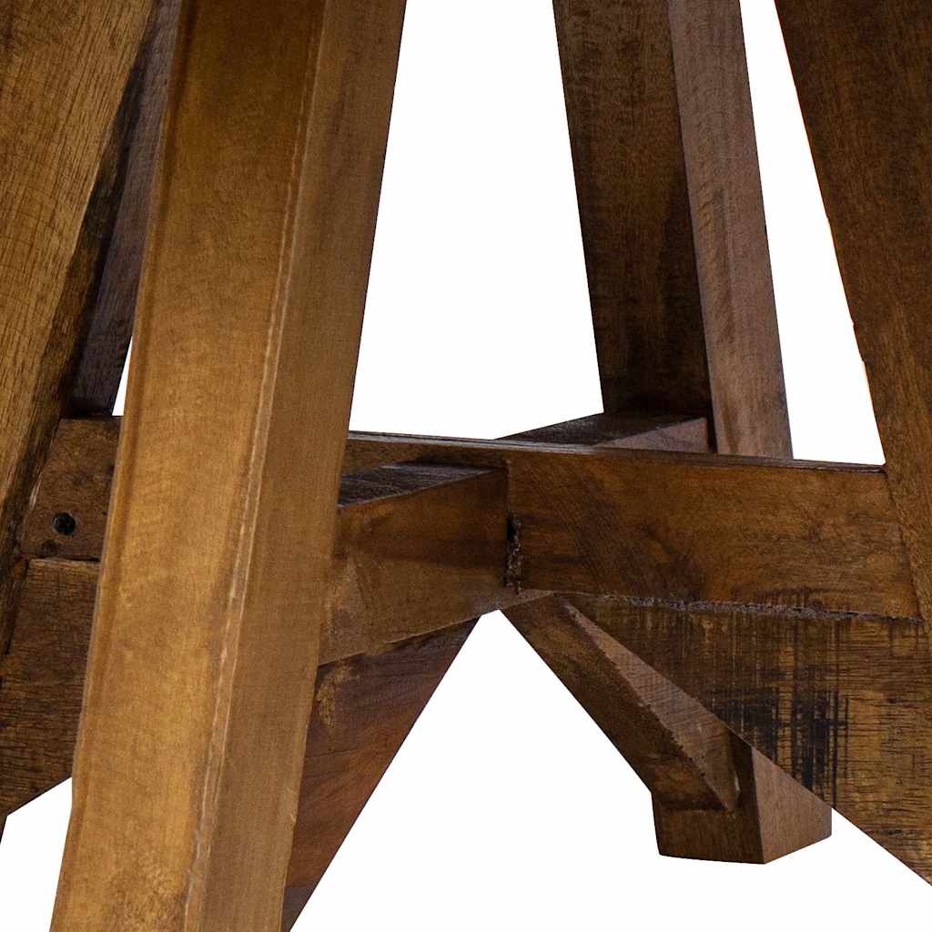 Coffee Table Solid Reclaimed Wood 60X45 Cm
