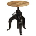 Dining Table Bar Solid Mango Wood Solid mango wood + powder-coated steel 60 x (7