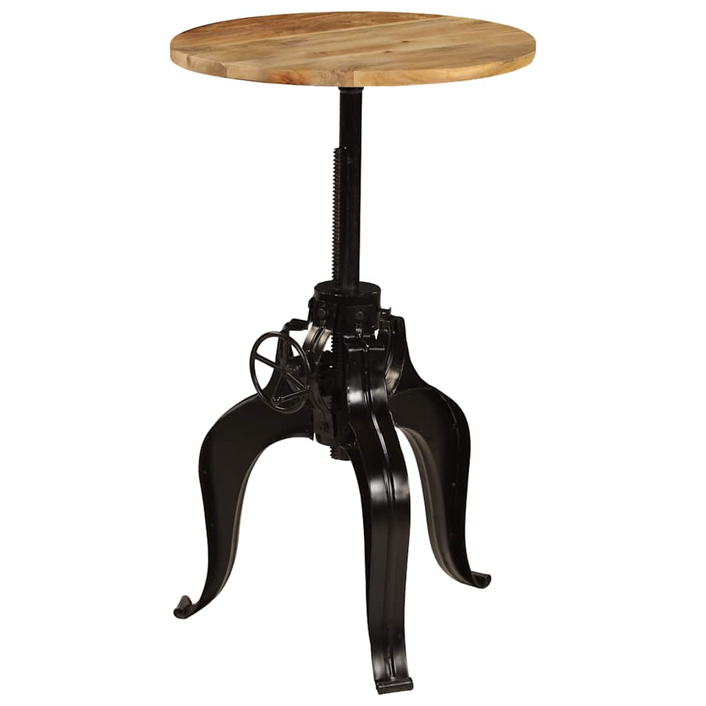 Dining Table Bar Solid Mango Wood Solid mango wood + powder-coated steel 60 x (7