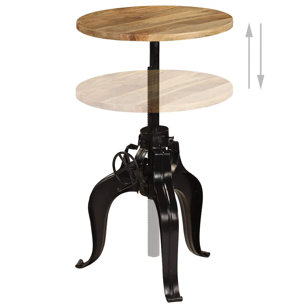 Dining Table Bar Solid Mango Wood Solid mango wood + powder-coated steel 60 x (7