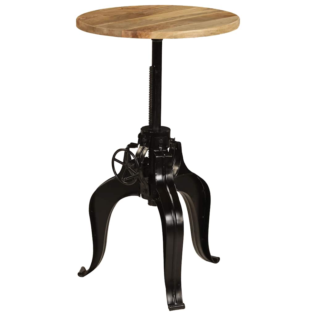 Dining Table Bar Solid Mango Wood Solid mango wood + powder-coated steel 60 x (7