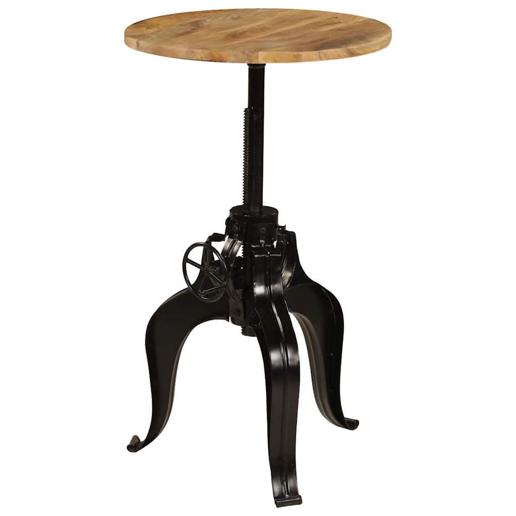 Dining Table Bar Solid Mango Wood Solid mango wood + powder-coated steel 60 x (7