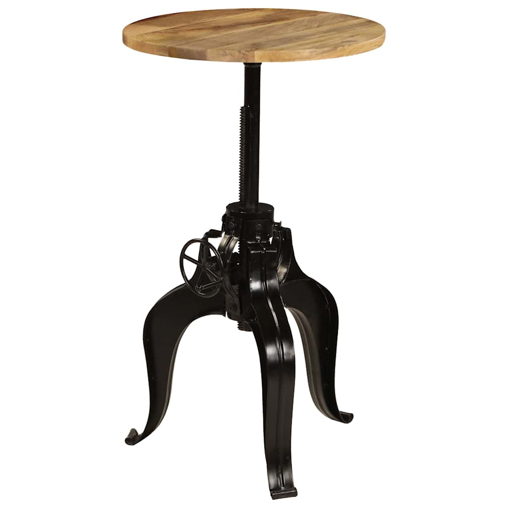Dining Table Bar Solid Mango Wood Solid mango wood + powder-coated steel 60 x (7