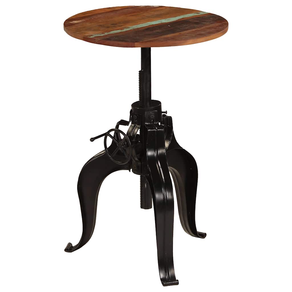 Dining Table Bar Solid Reclaimed Wood Solid mango wood + powder-coated steel 75