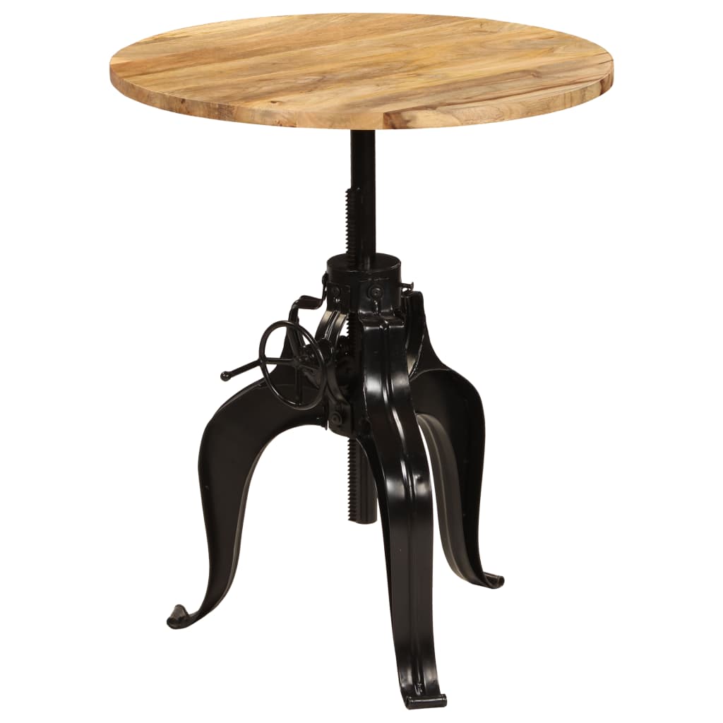 Dining Table Bar Solid Mango Wood Solid mango wood + powder-coated steel 60 x (7
