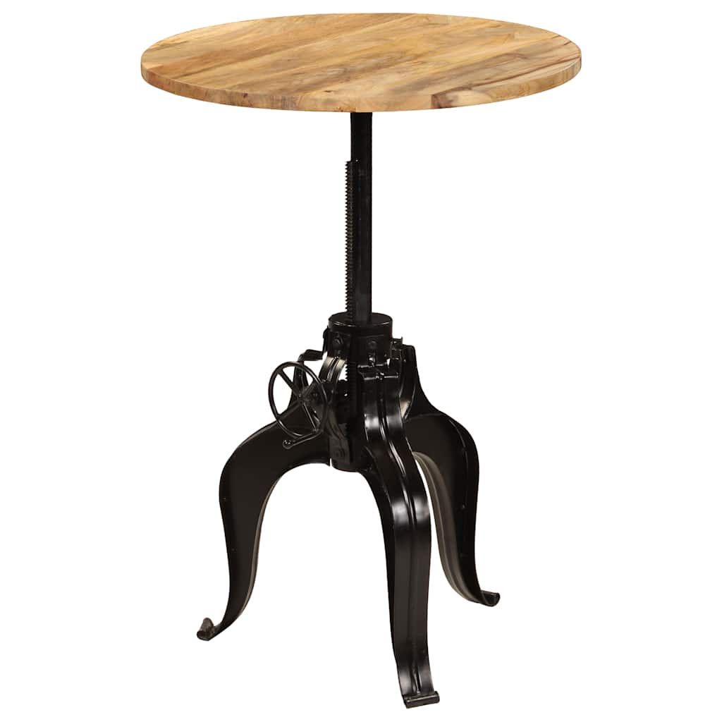 Dining Table Bar Solid Mango Wood Solid mango wood + powder-coated steel 60 x (7