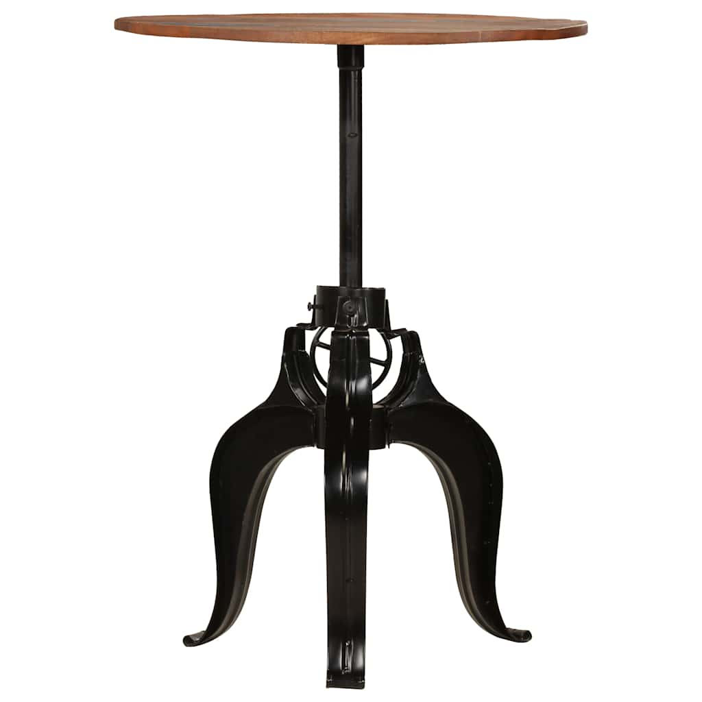Dining Table Bar Solid Reclaimed Wood Solid mango wood + powder-coated steel 75