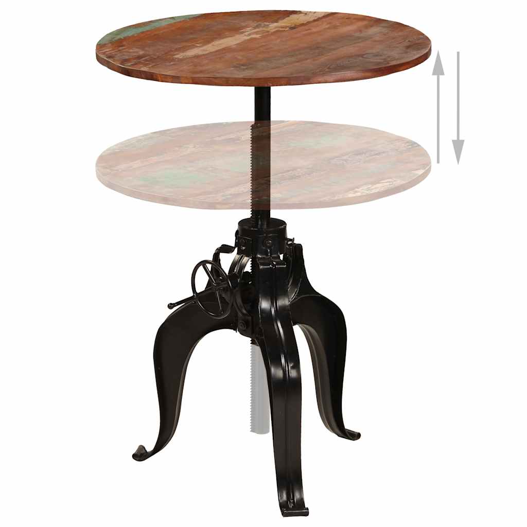 Dining Table Bar Solid Reclaimed Wood Solid mango wood + powder-coated steel 75