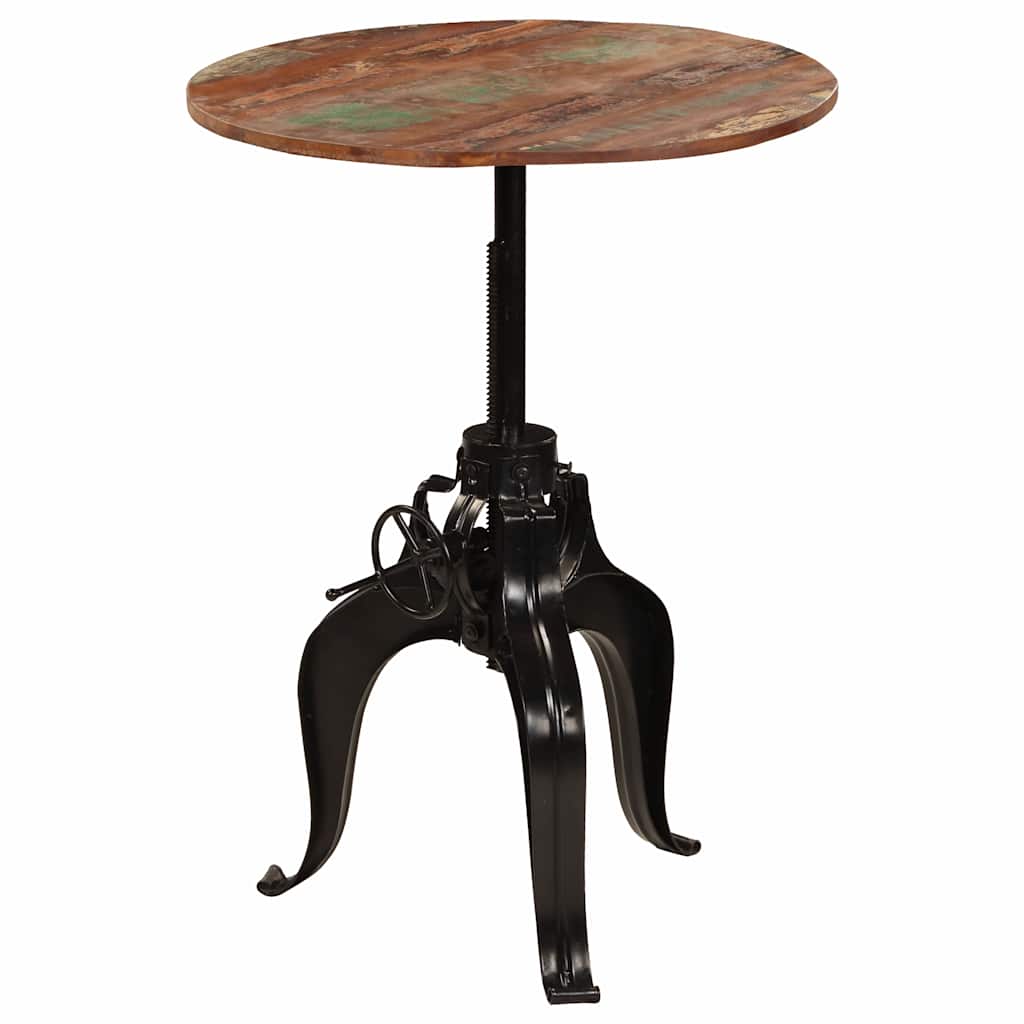 Dining Table Bar Solid Reclaimed Wood Solid mango wood + powder-coated steel 75