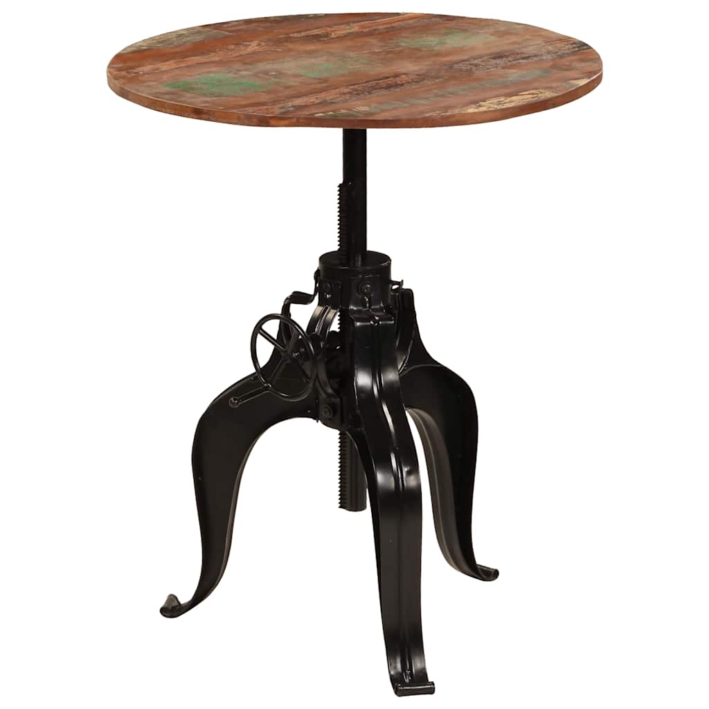 Dining Table Bar Solid Reclaimed Wood Solid mango wood + powder-coated steel 75