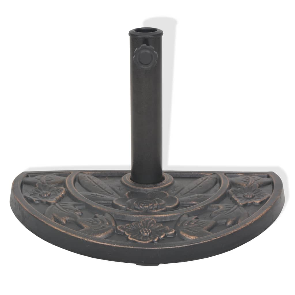 Parasol Base Resin Bronze 9 Kg
