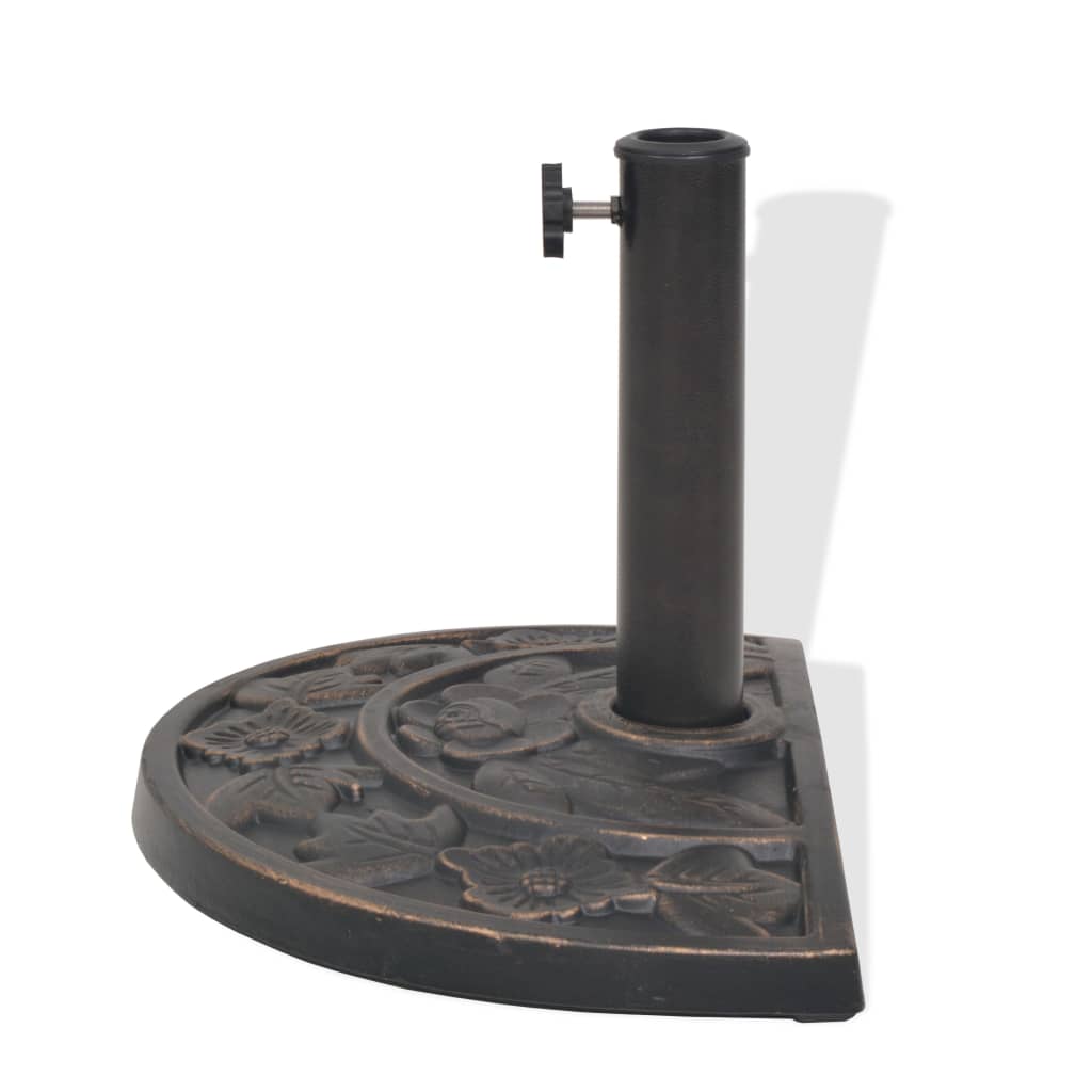 Parasol Base Resin Bronze 9 Kg