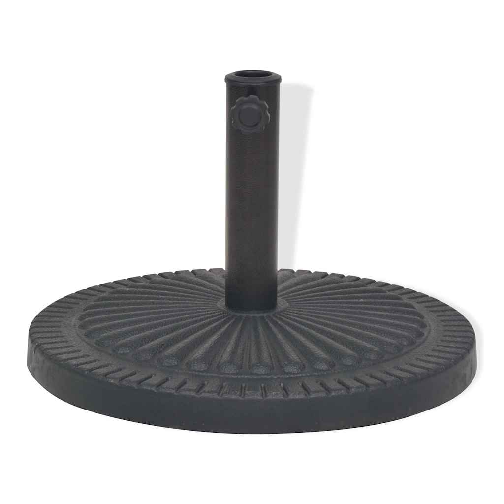 Outdoor Umbrella Bases Parasol Base Resin Round Black Resin + steel 29 kg