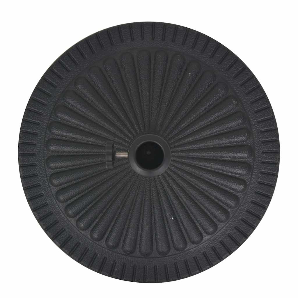 Outdoor Umbrella Bases Parasol Base Resin Round Black Resin + steel 29 kg