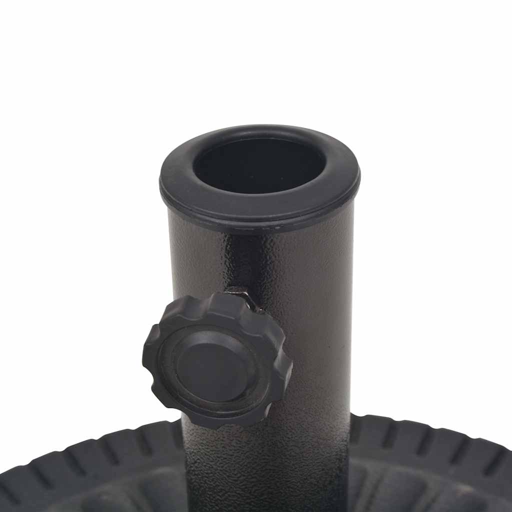 Outdoor Umbrella Bases Parasol Base Resin Round Black Resin + steel 29 kg