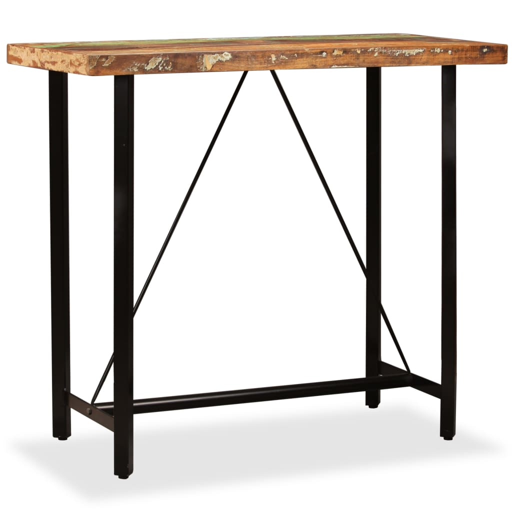 Bar Table Solid Reclaimed Wood