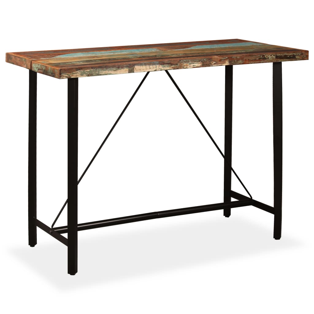 Bar Table Solid Reclaimed Wood