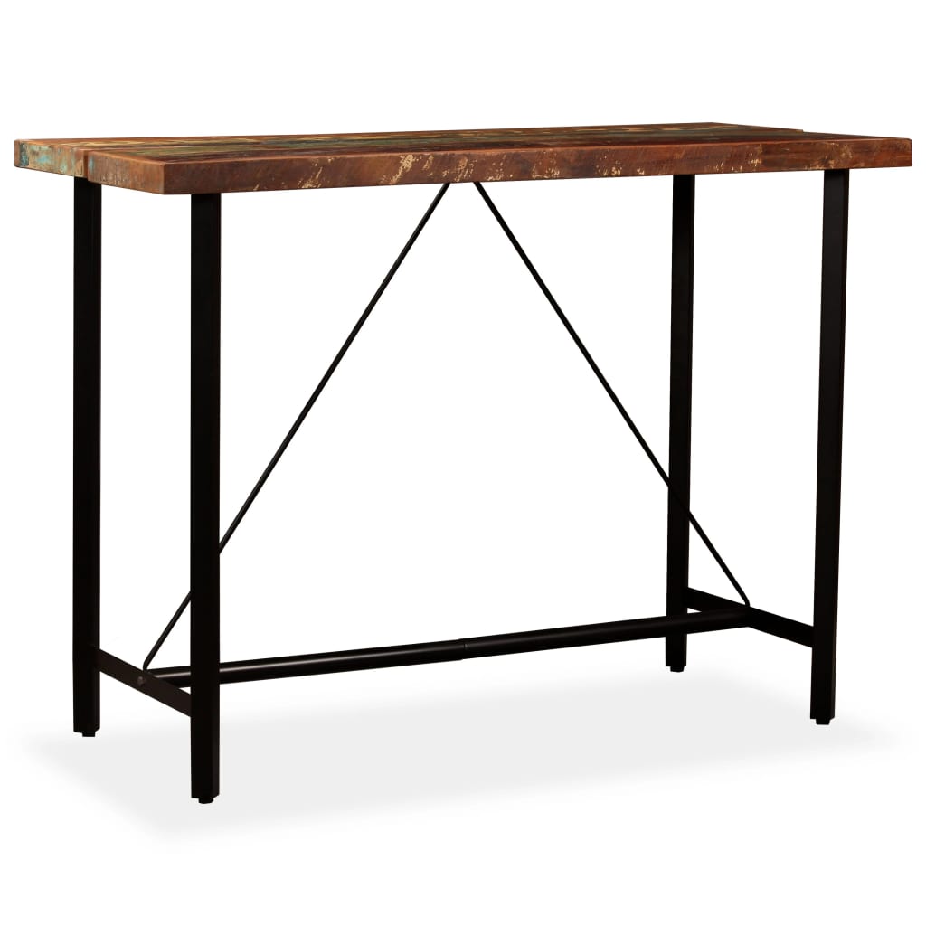 Bar Table Solid Reclaimed Wood