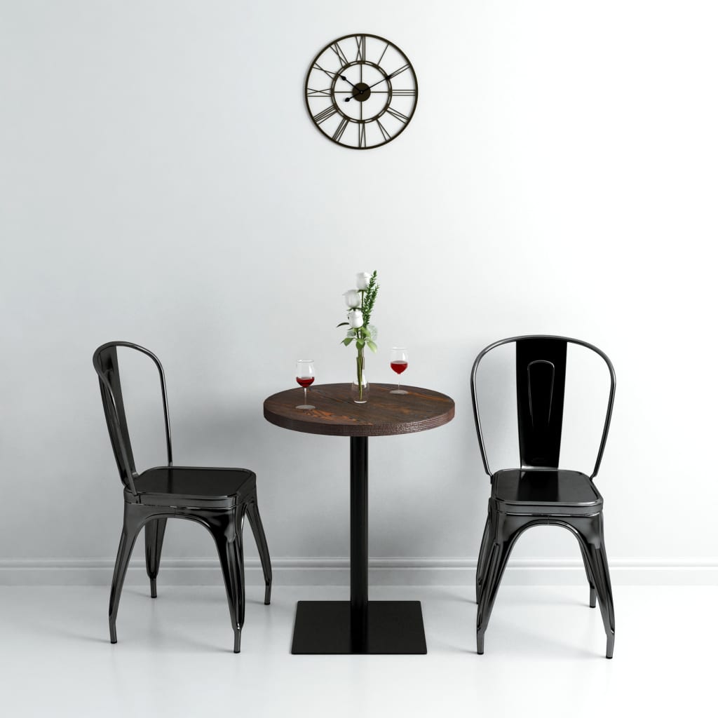 Bistro Table Mdf And Steel Square