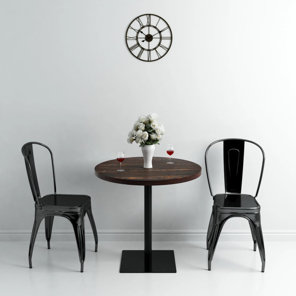 Bistro Table Mdf And Steel Square
