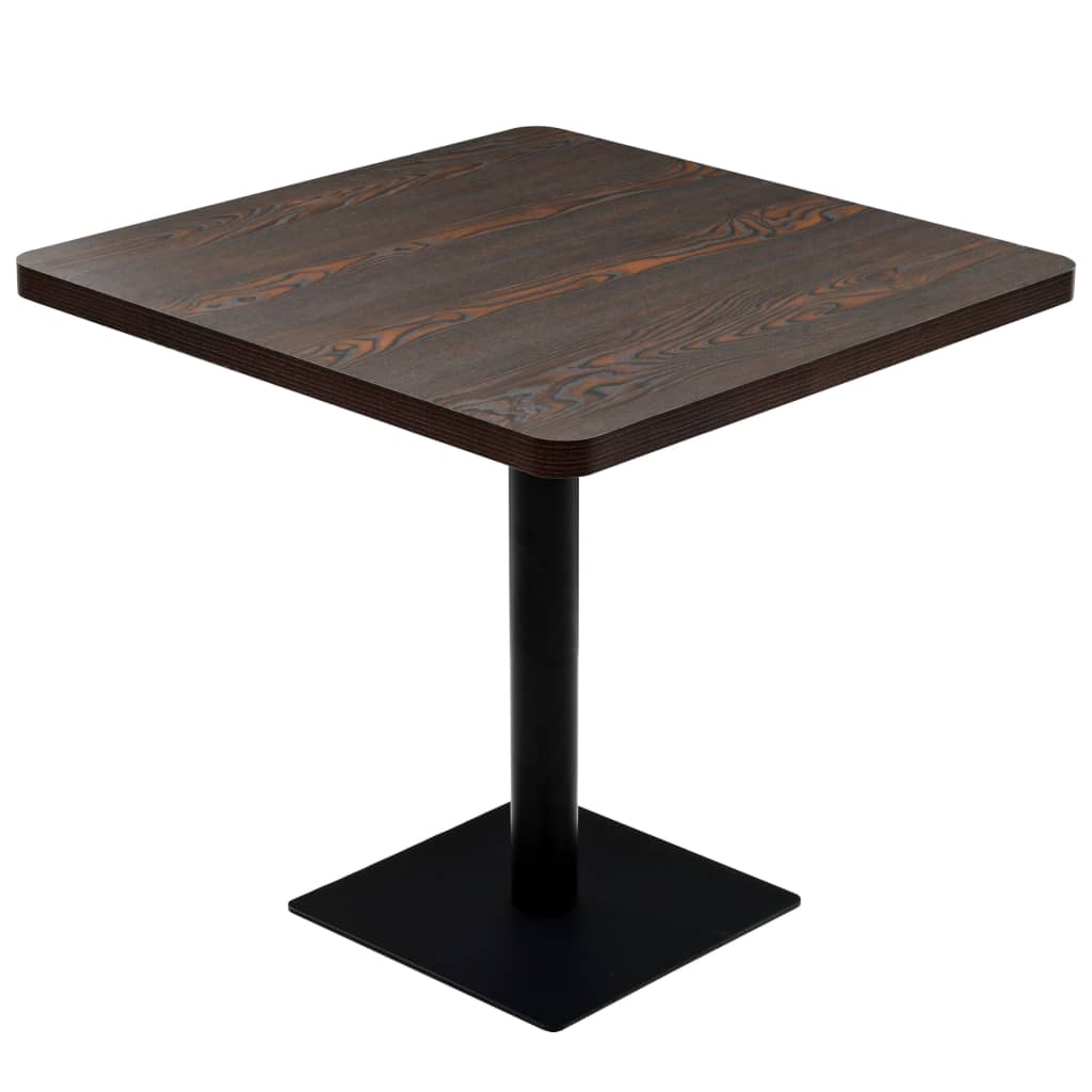 Bistro Table Mdf And Steel Square