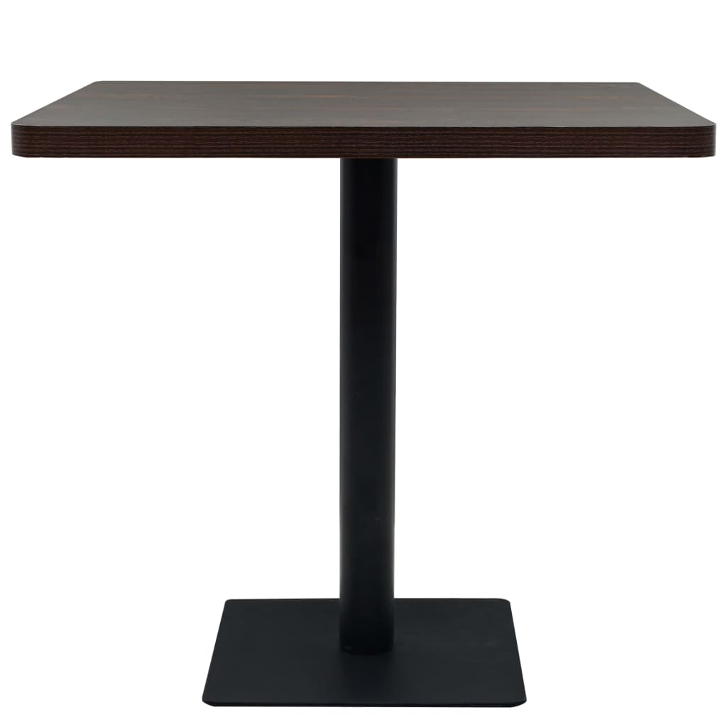 Bistro Table Mdf And Steel Square