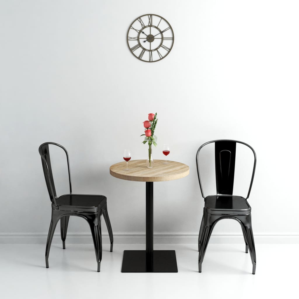 Bistro Table Mdf And Steel Square