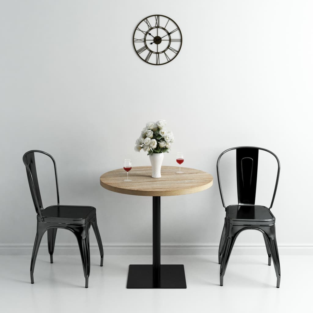 Bistro Table Mdf And Steel Square