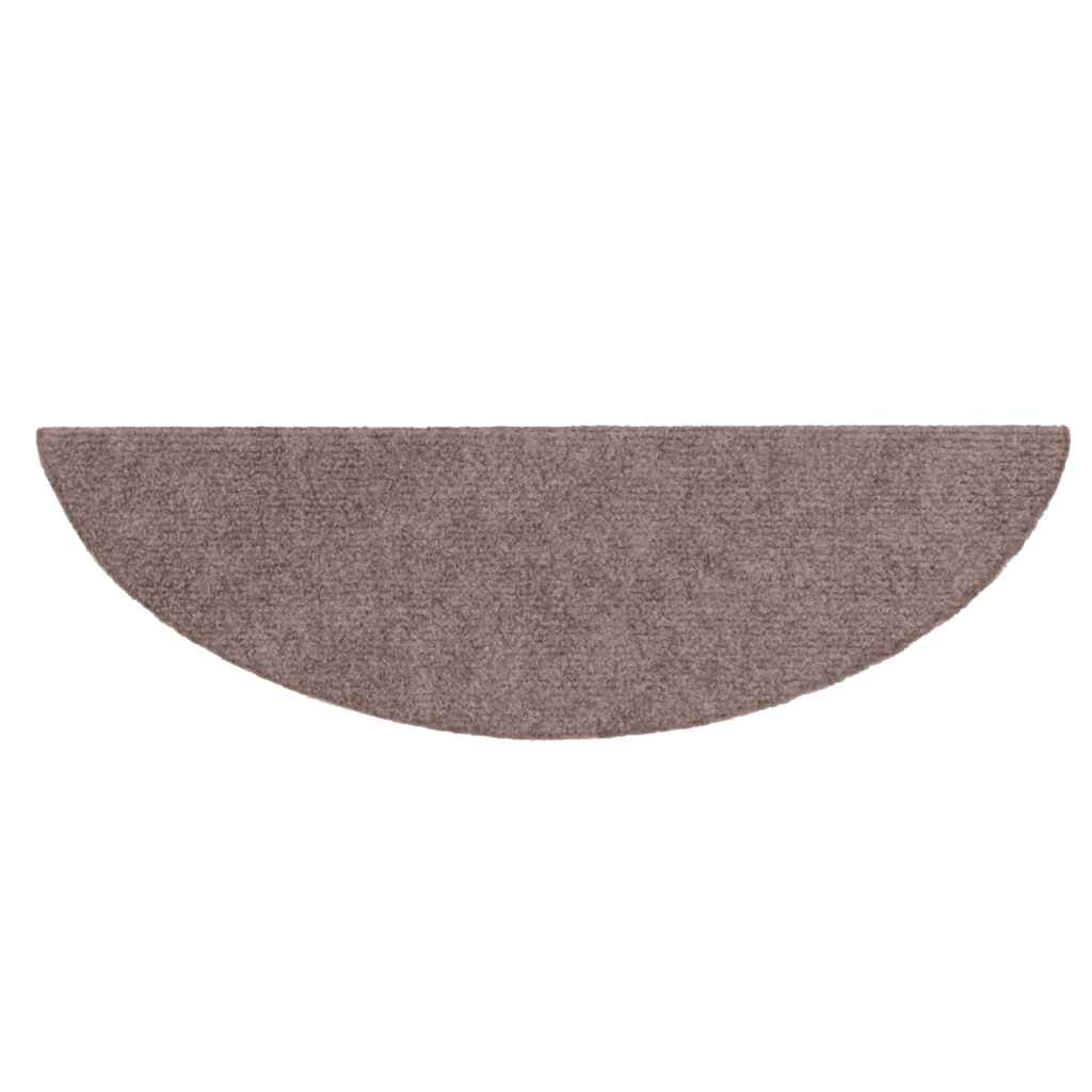 Stair Treads Mat Set Of 15 Cream Polypropylene Standard
