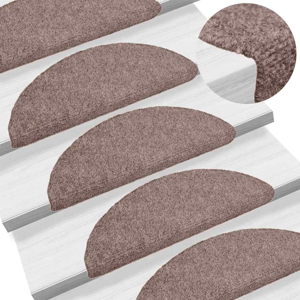 Stair Mat | Set Of 15 | Cream | Polypropylene | Standard | Stair Mat