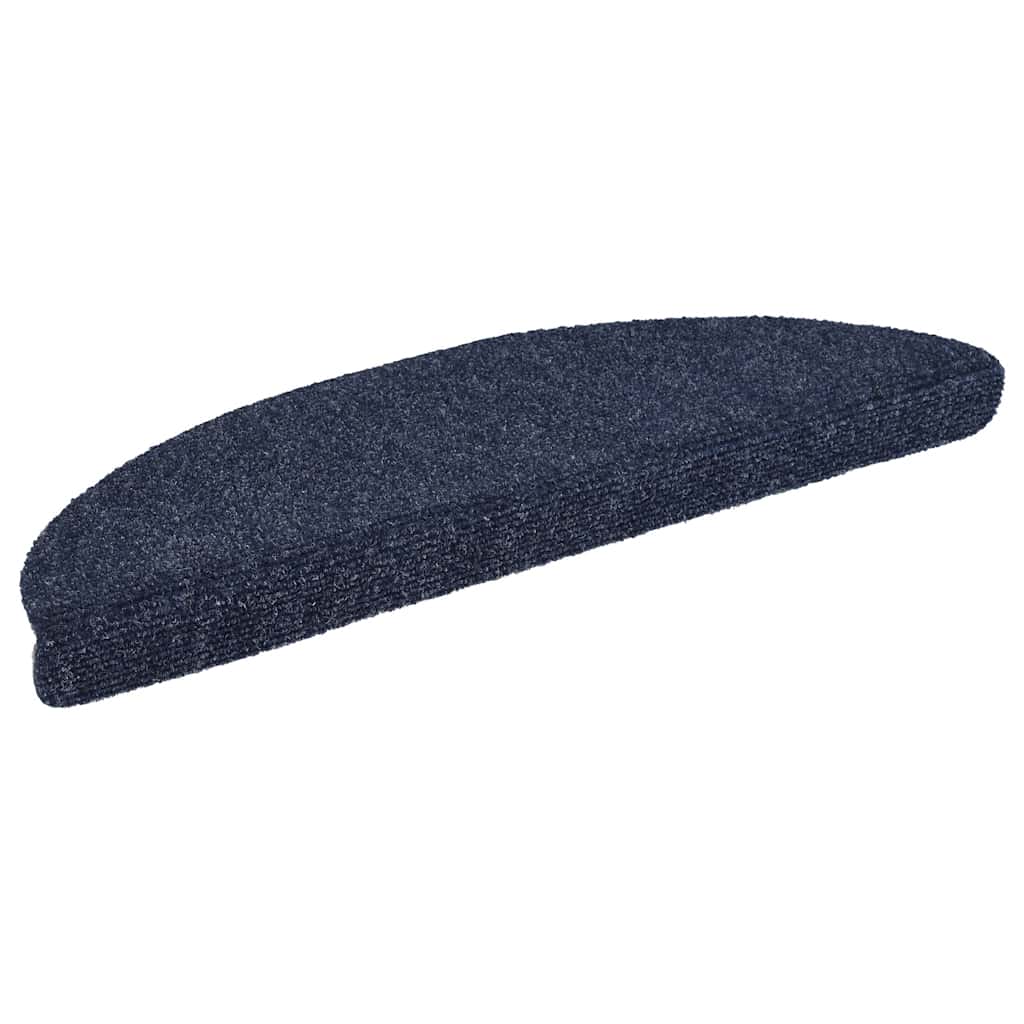 Stair Mats Self-Adhesive 15 Pcs Half Round