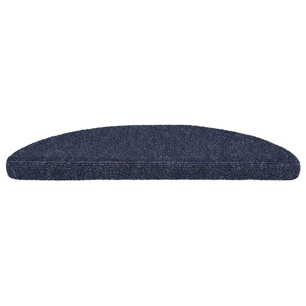 Stair Mats Self-Adhesive 15 Pcs Half Round