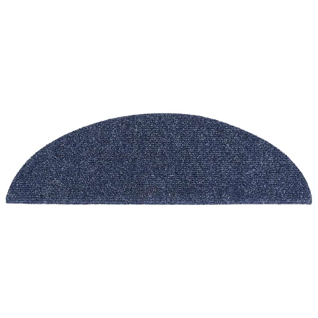 Stair Mats Self-Adhesive 15 Pcs Half Round