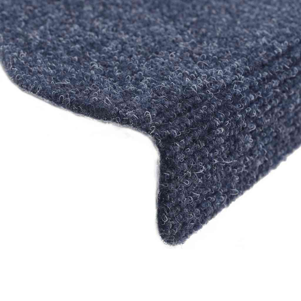 Stair Mats Self-Adhesive 15 Pcs Half Round