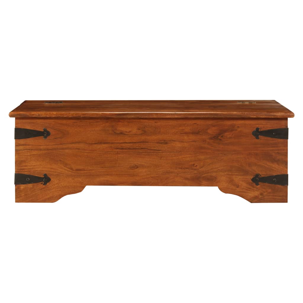 Coffee Table Solid Acacia Wood Honey Finish 110 cm