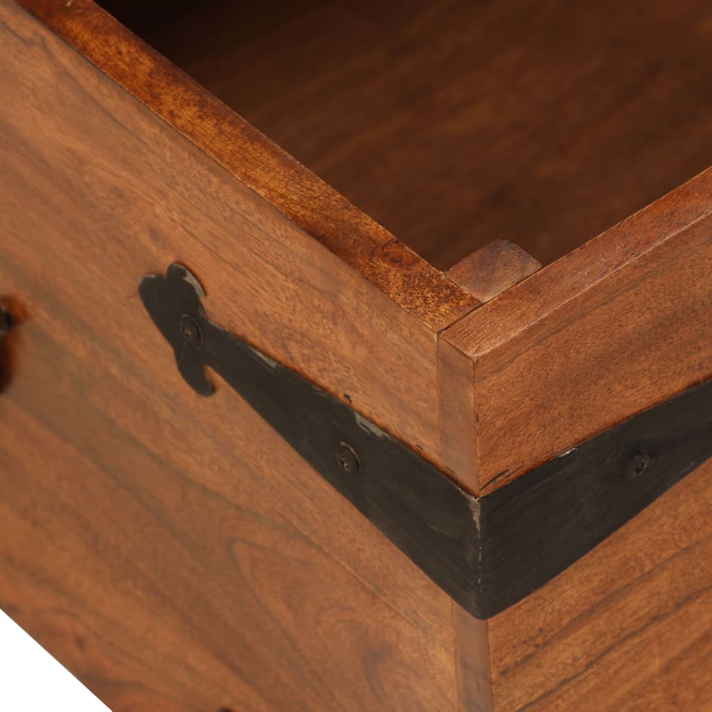 Coffee Table Solid Acacia Wood Honey Finish 110 cm