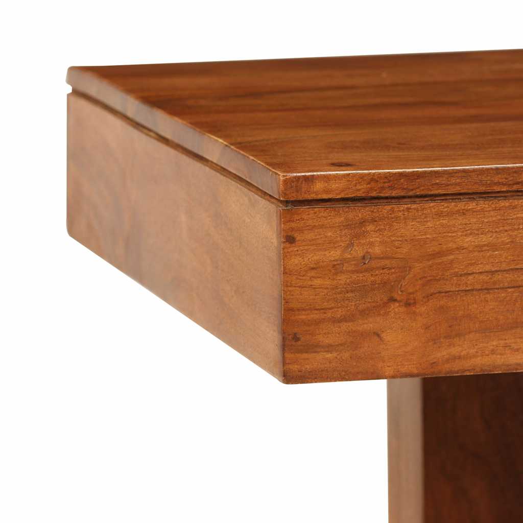 Coffee Table Solid Acacia Wood Honey Finish Rustic Living Room 100cm 100 cm