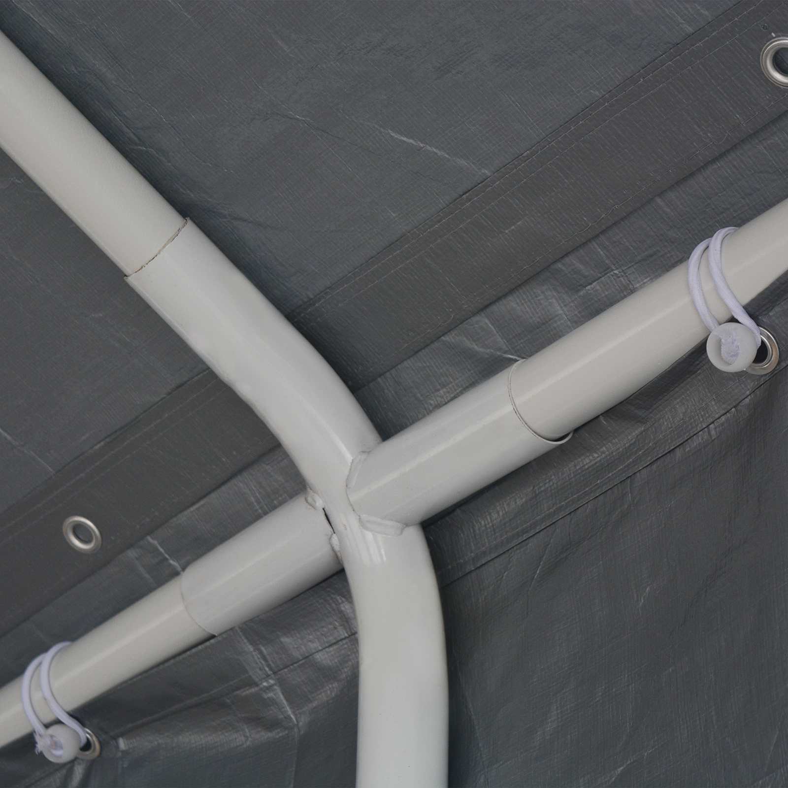 Tent Fabric Without Frame Grey 12 X 6 M Pe