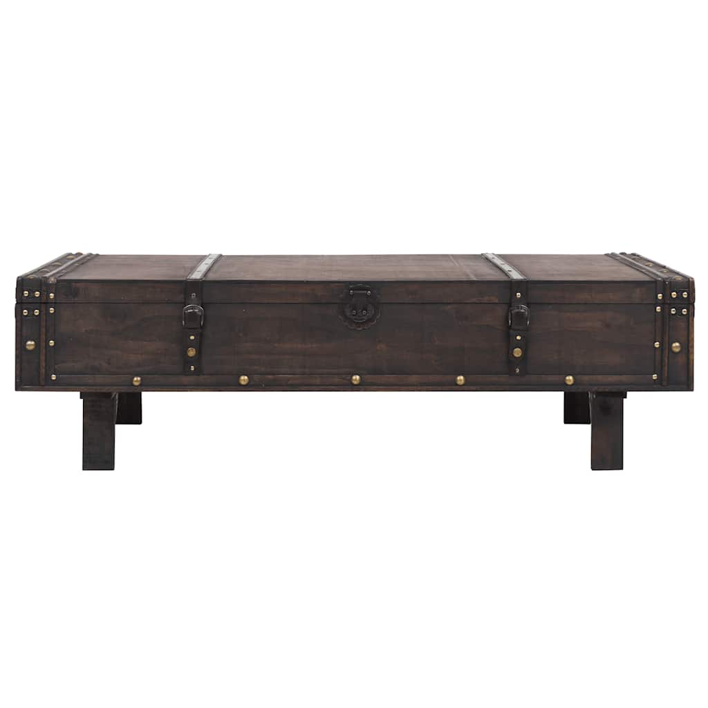 Coffee Table Plywood Vintage Style 120X55X35 Cm Brown 120 cm