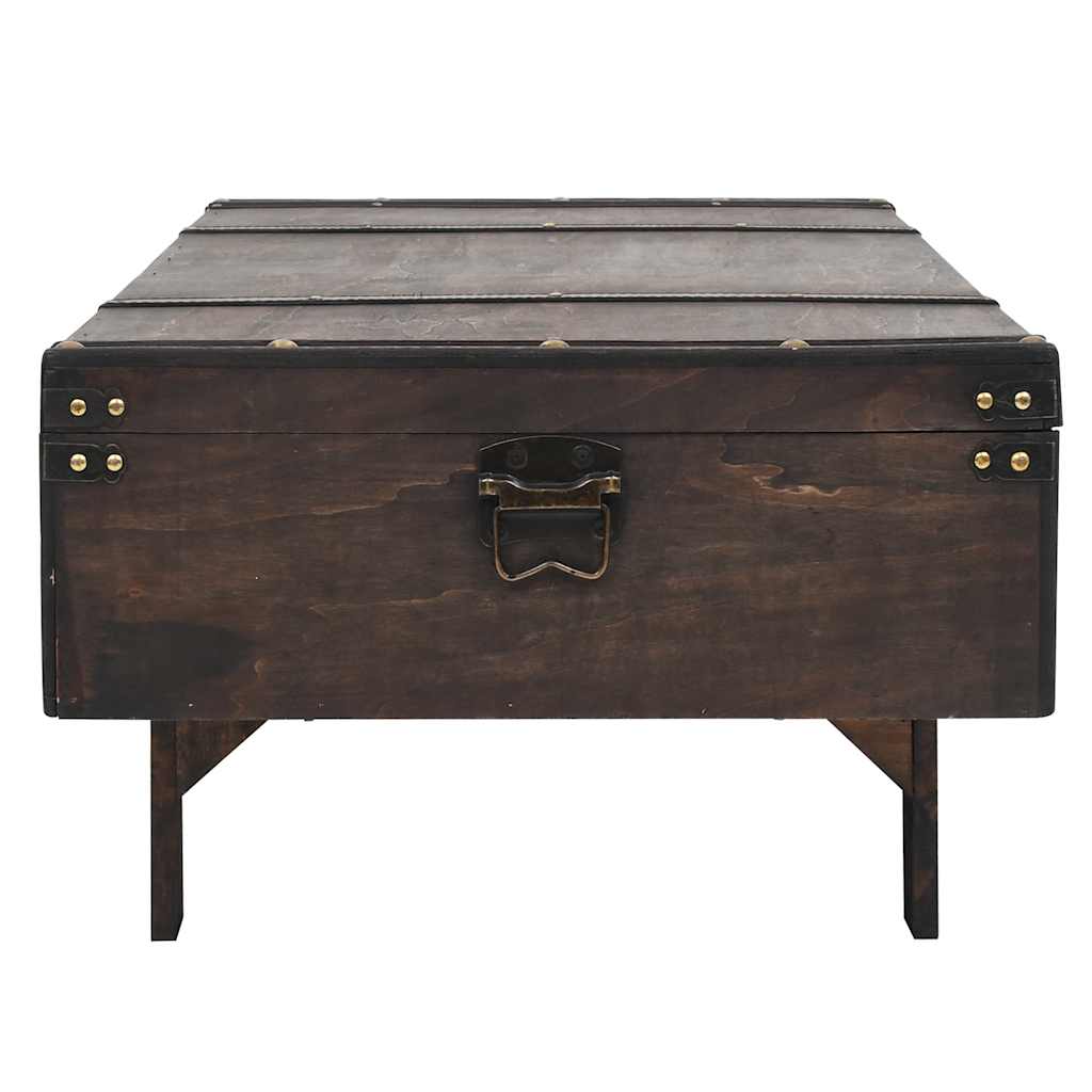 Coffee Table Plywood Vintage Style 120X55X35 Cm Brown 120 cm