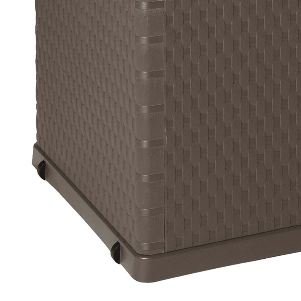 Outdoor Storage Boxes Garden Box 120X56X63 Cm Pp Rattan brown anthracite 120 cm