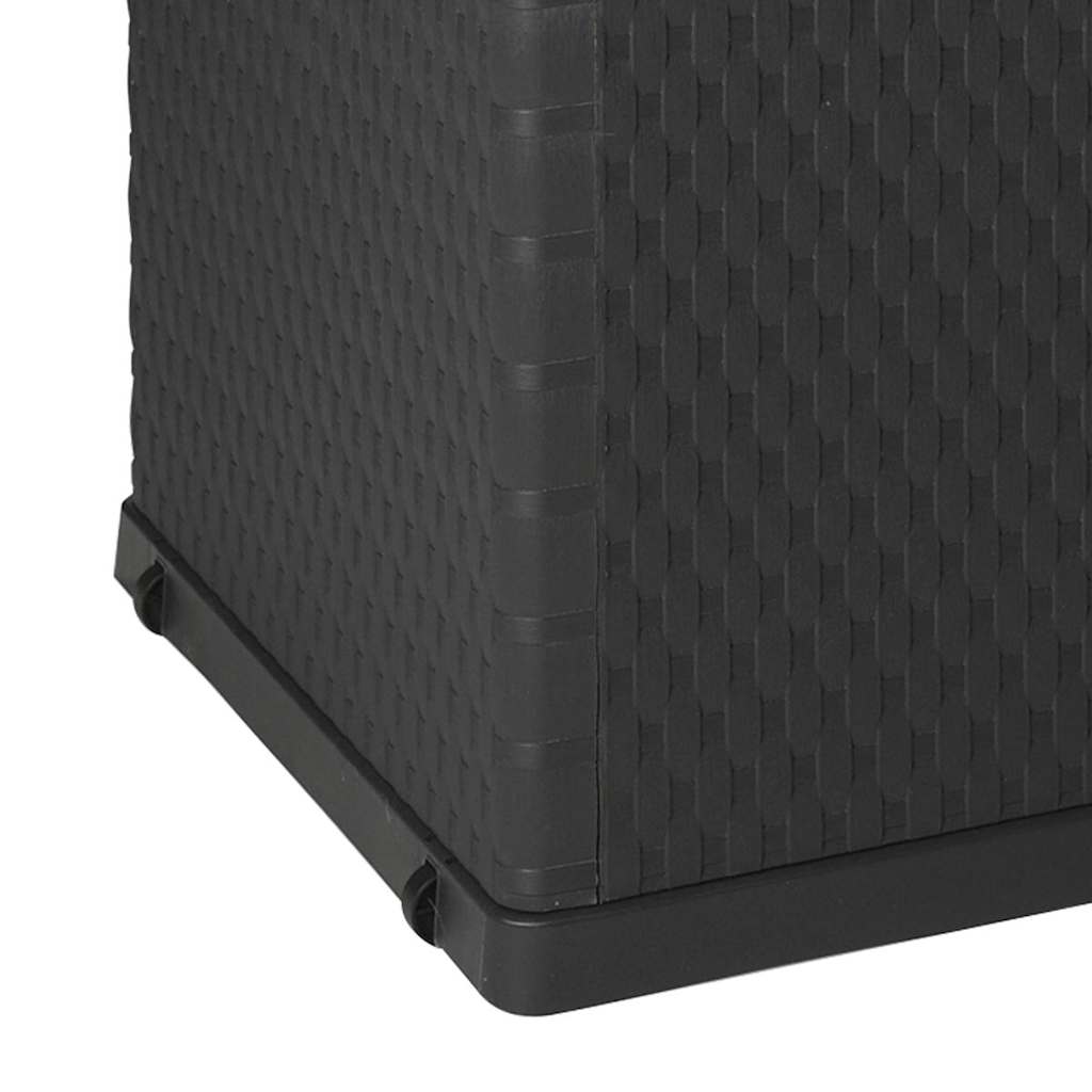 Outdoor Storage Boxes Garden Box 120X56X63 Cm Pp Rattan brown anthracite 120 cm