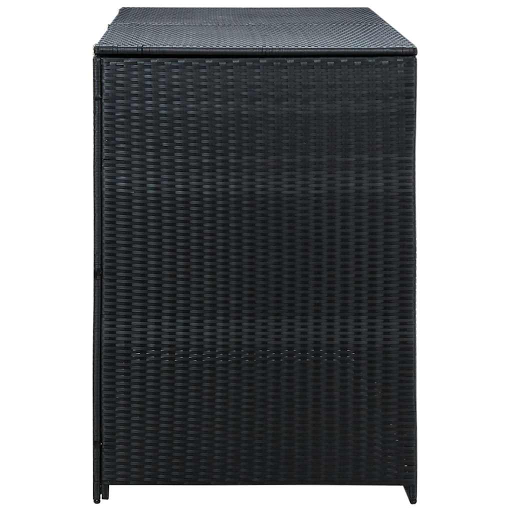 Sheds Garages & Carports Double Wheelie Bin Storage Shed Rattan Garden Store 148