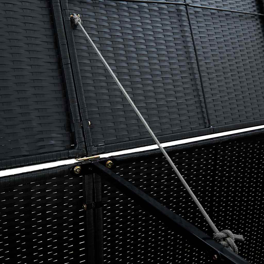 Sheds Garages & Carports Double Wheelie Bin Storage Shed Rattan Garden Store 148